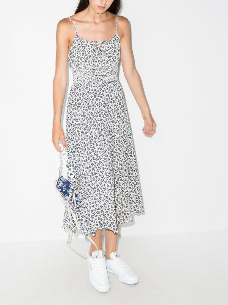 Bran Floral Print Midi Dress