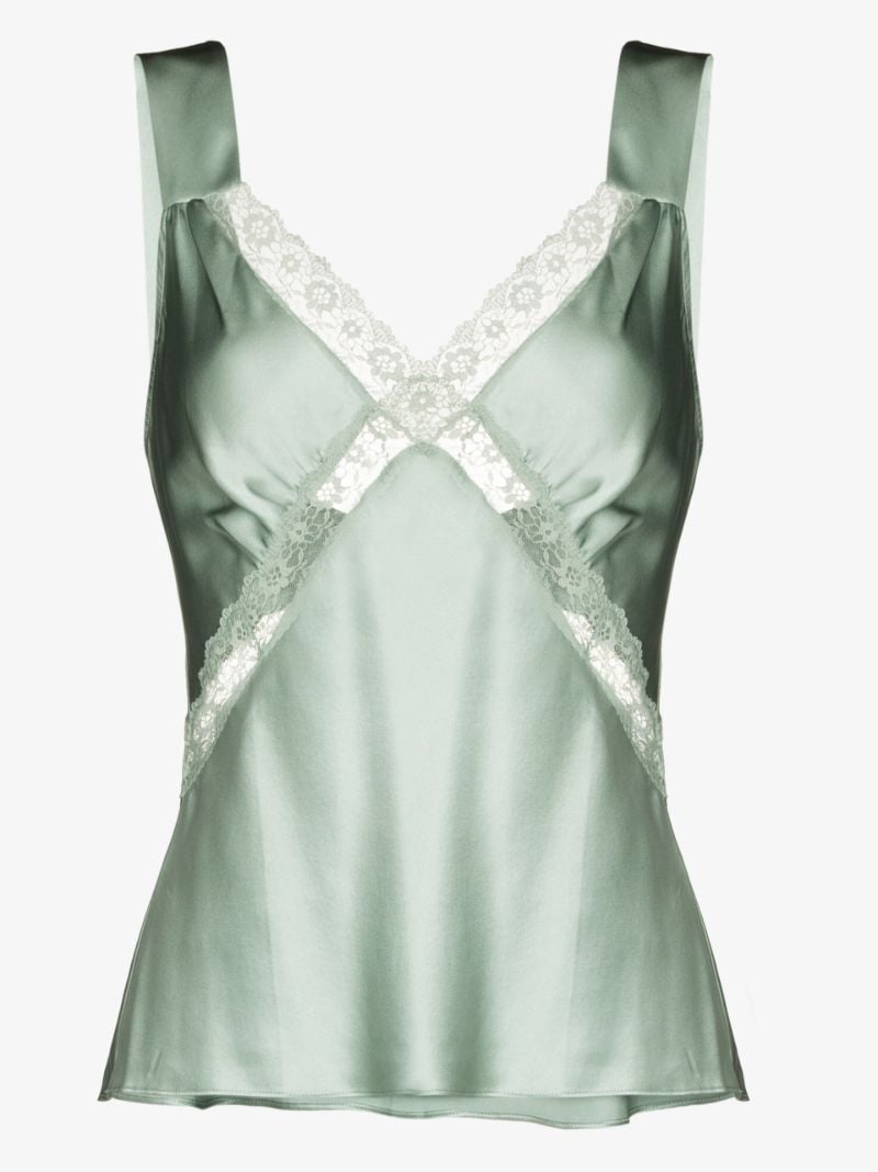 Vendome Lace Silk Top