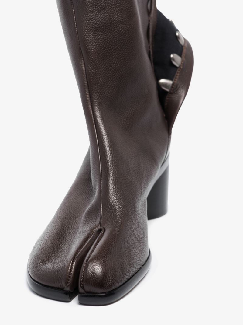 Brown Tabi 60 Leather Ankle Boots