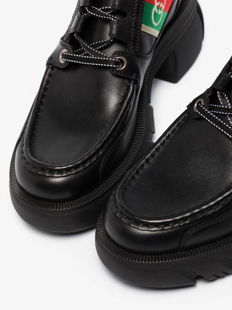 Black Romance 30 Leather Ankle Boots