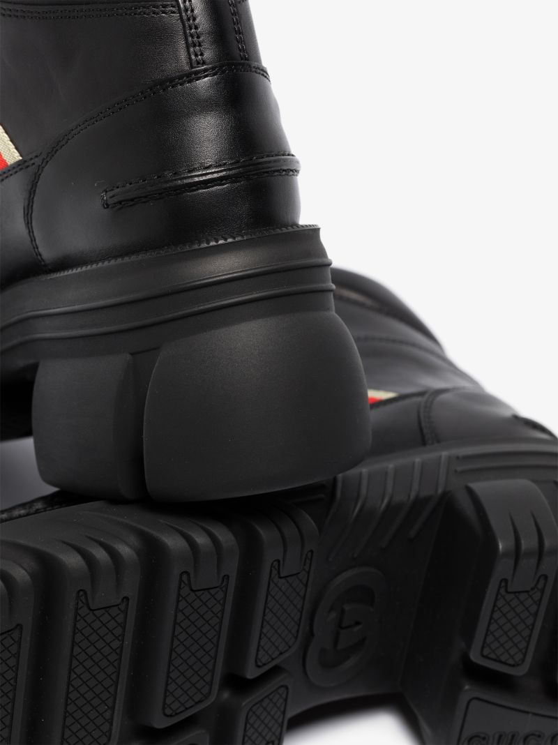 Black Romance 30 Leather Ankle Boots