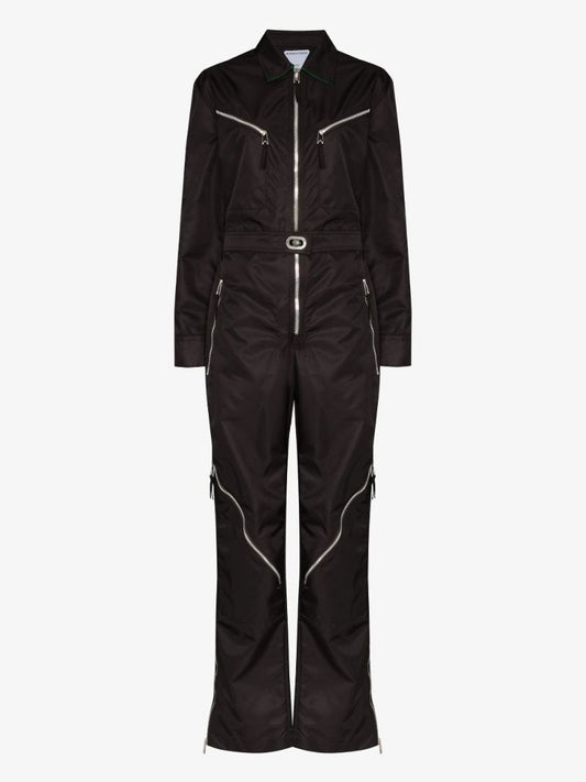 Belted Zipped Jumpsuit