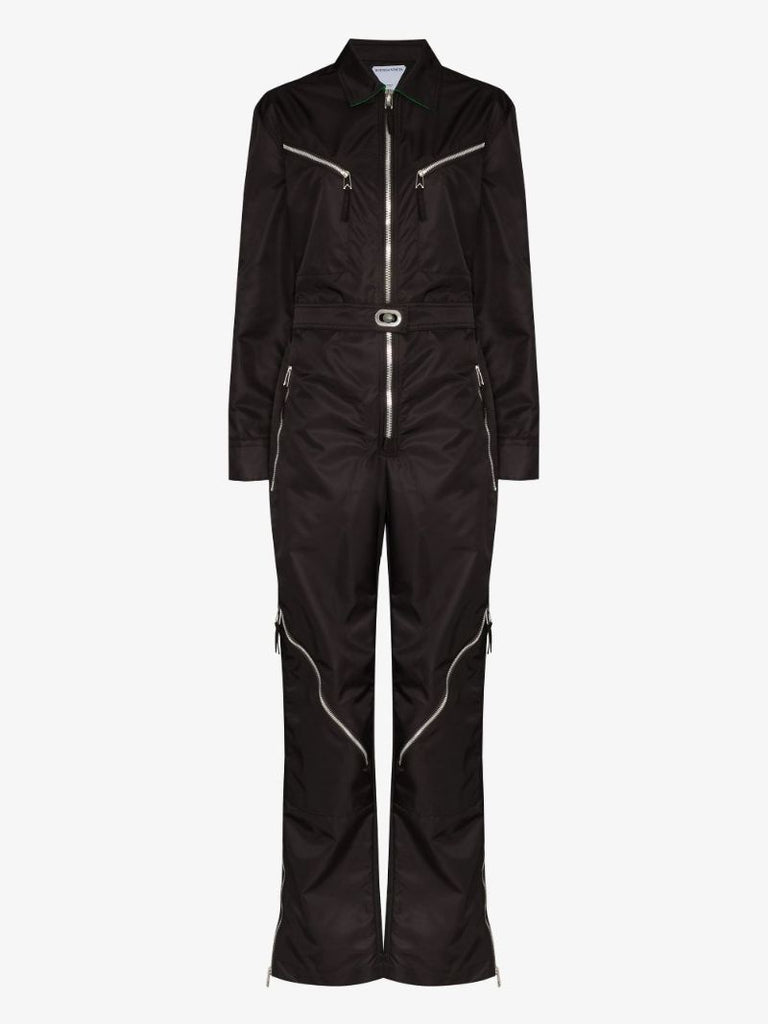 Belted Zipped Jumpsuit