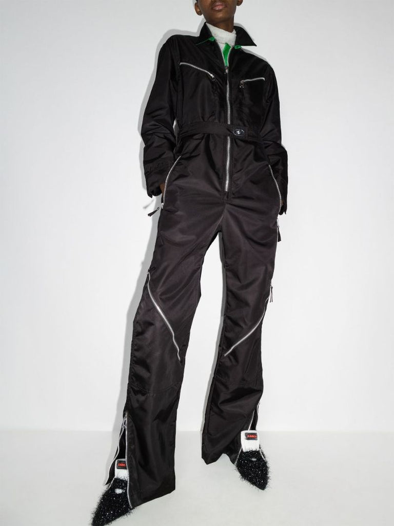 Belted Zipped Jumpsuit