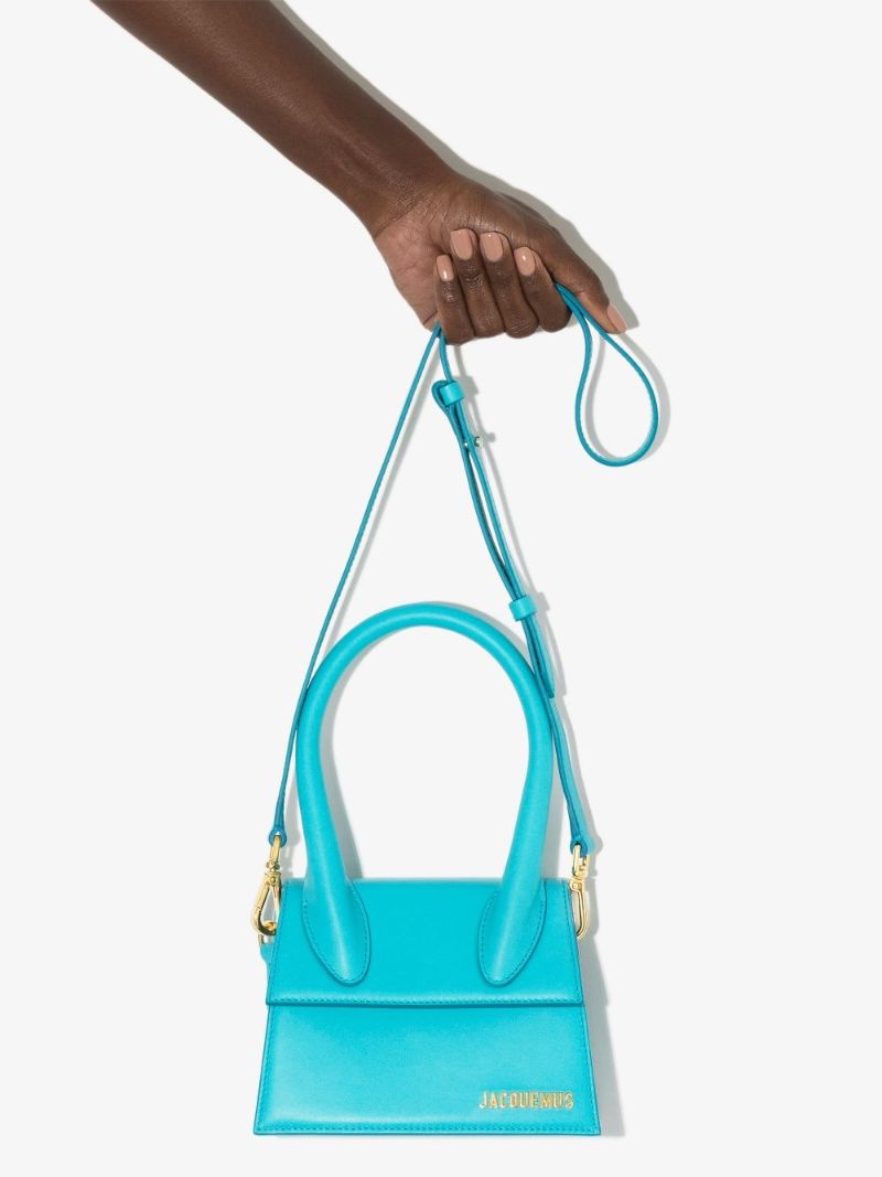 Blue Le Chiquito Moyen Leather Mini Bag