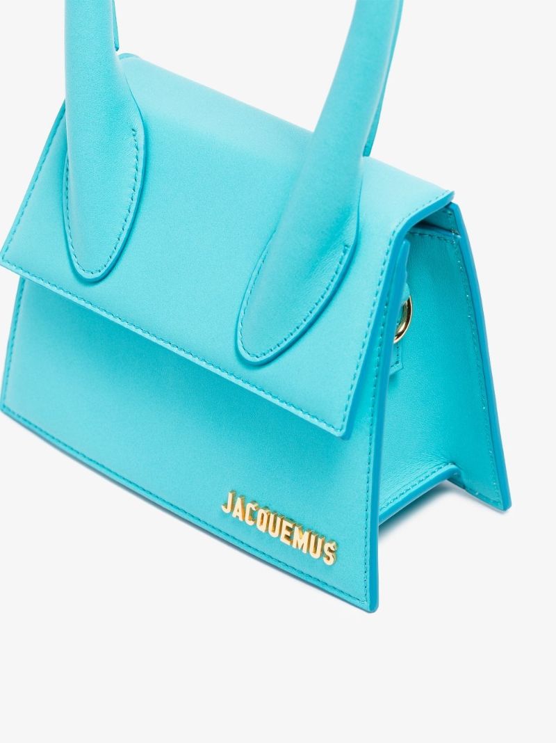 Blue Le Chiquito Moyen Leather Mini Bag