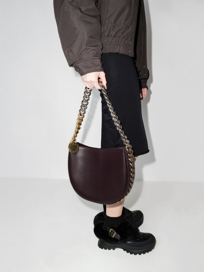 Red Frayme Medium Shoulder Bag