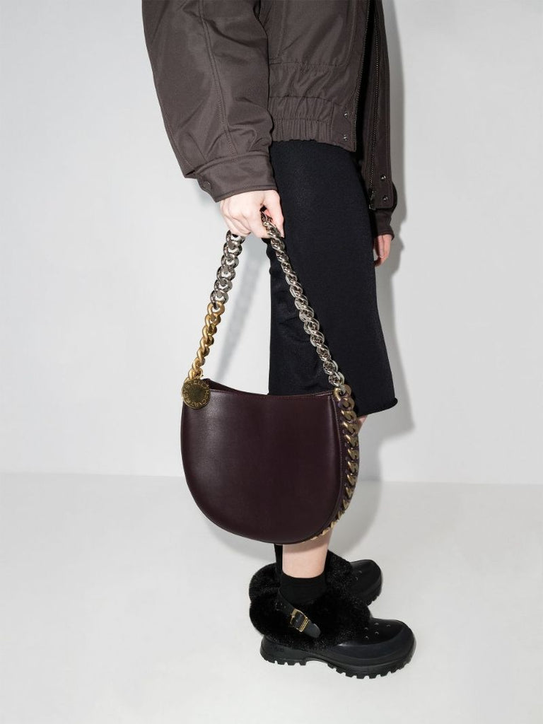 Red Frayme Medium Shoulder Bag