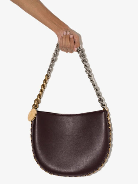 Red Frayme Medium Shoulder Bag