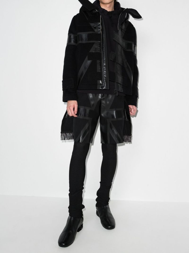 Flag Panel Tailored Shorts