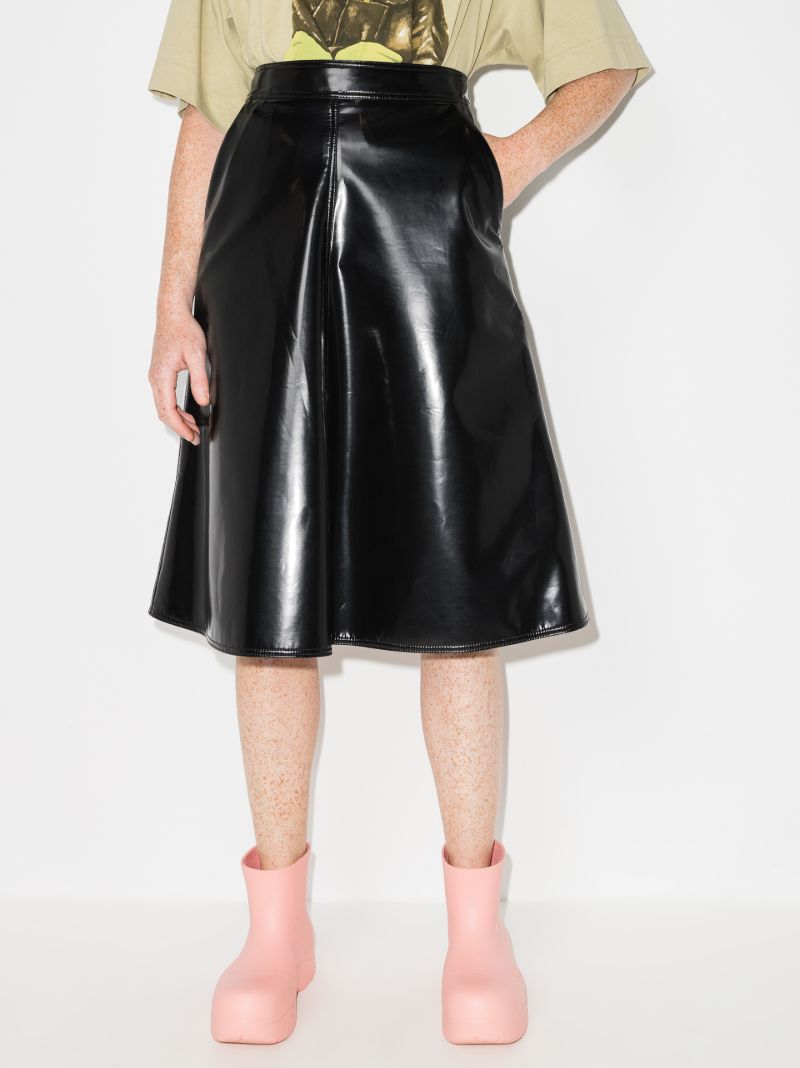 2 Moncler 1952 Patent Skirt