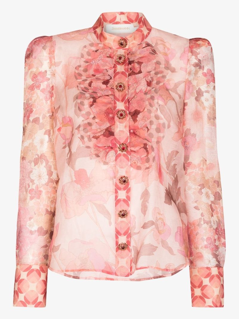 Concert Floral Print Blouse