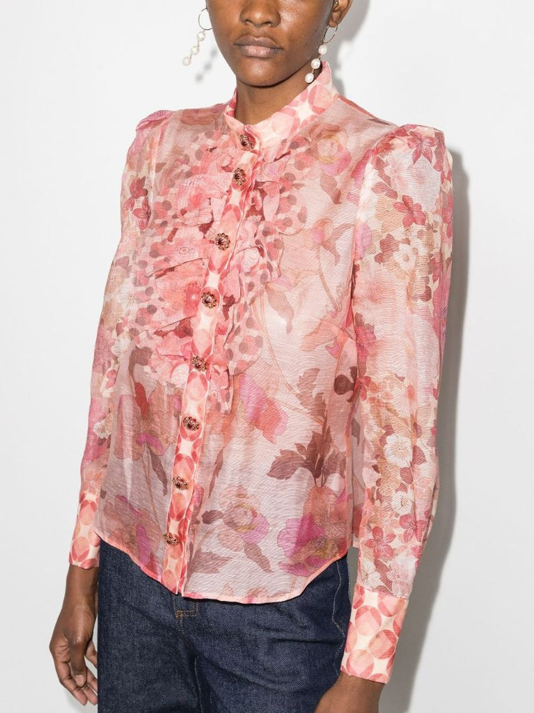 Concert Floral Print Blouse