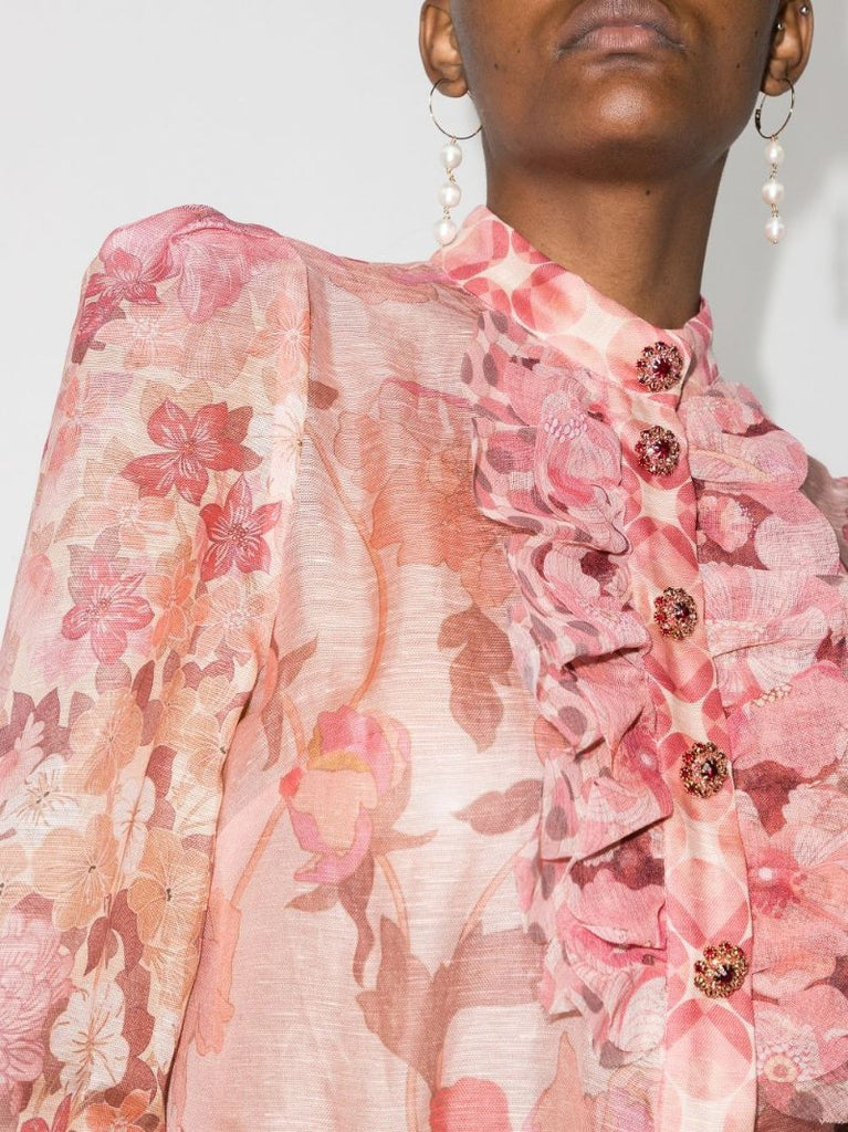 Concert Floral Print Blouse