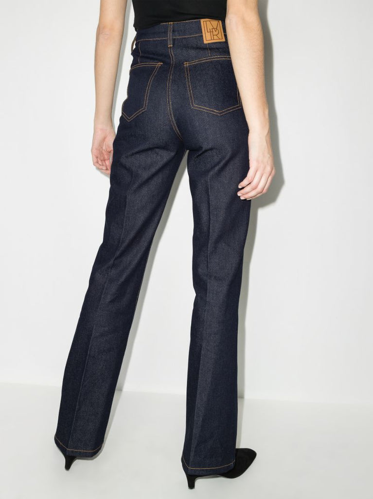 High Waist Flared Jeans