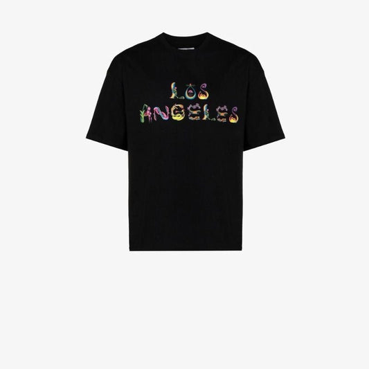 Los Angeles Floral Graphic Cotton T-shirt