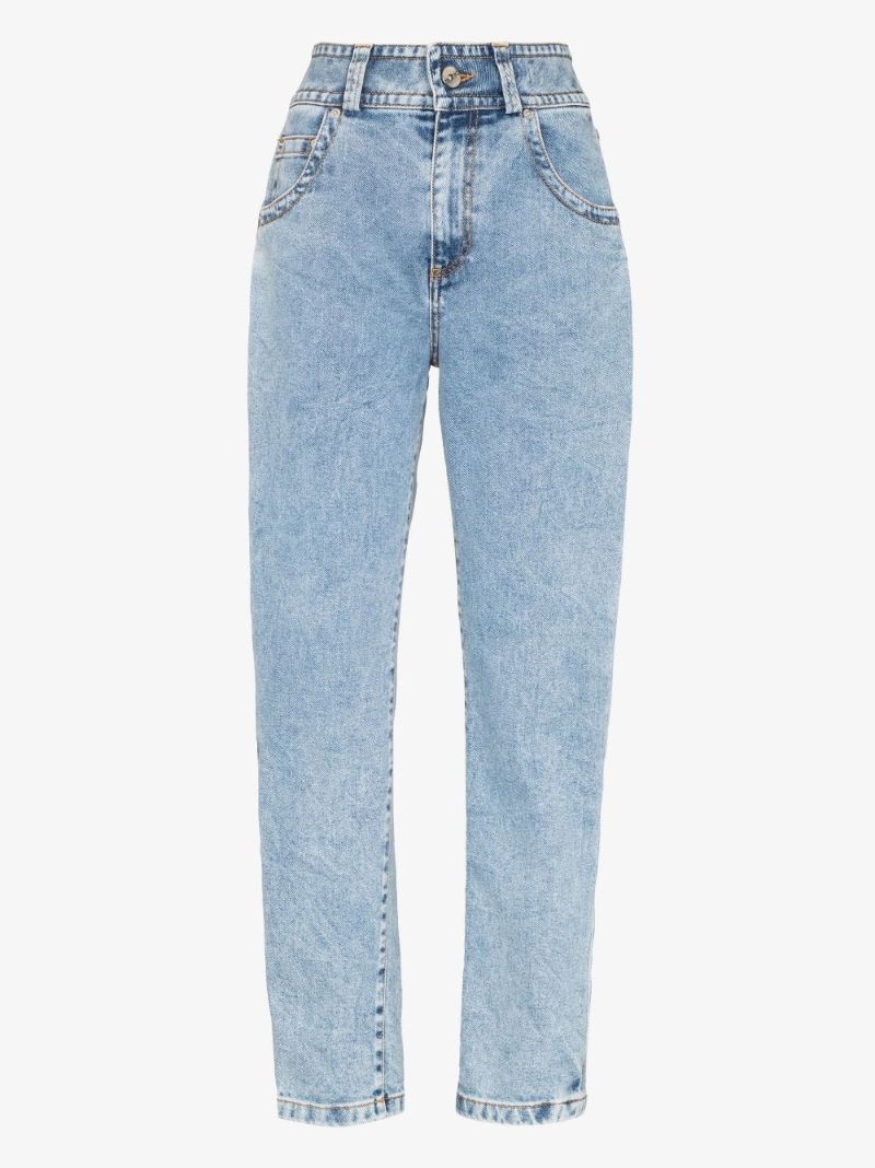 Painted Straight Leg Jeans