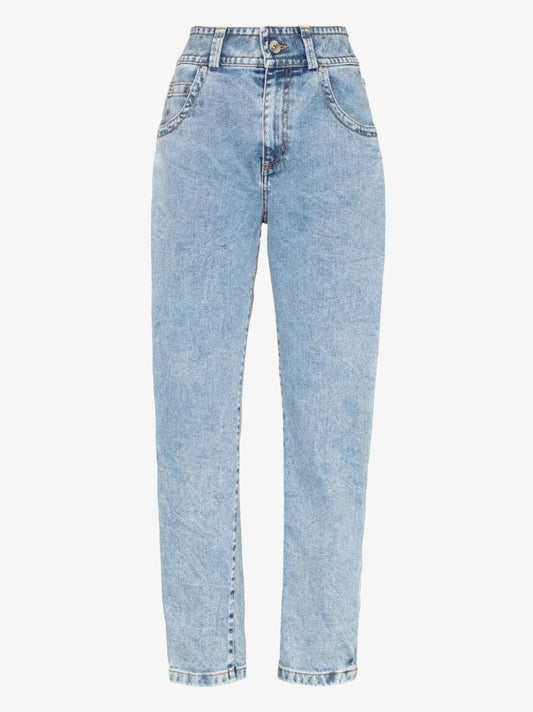 Painted Straight Leg Jeans