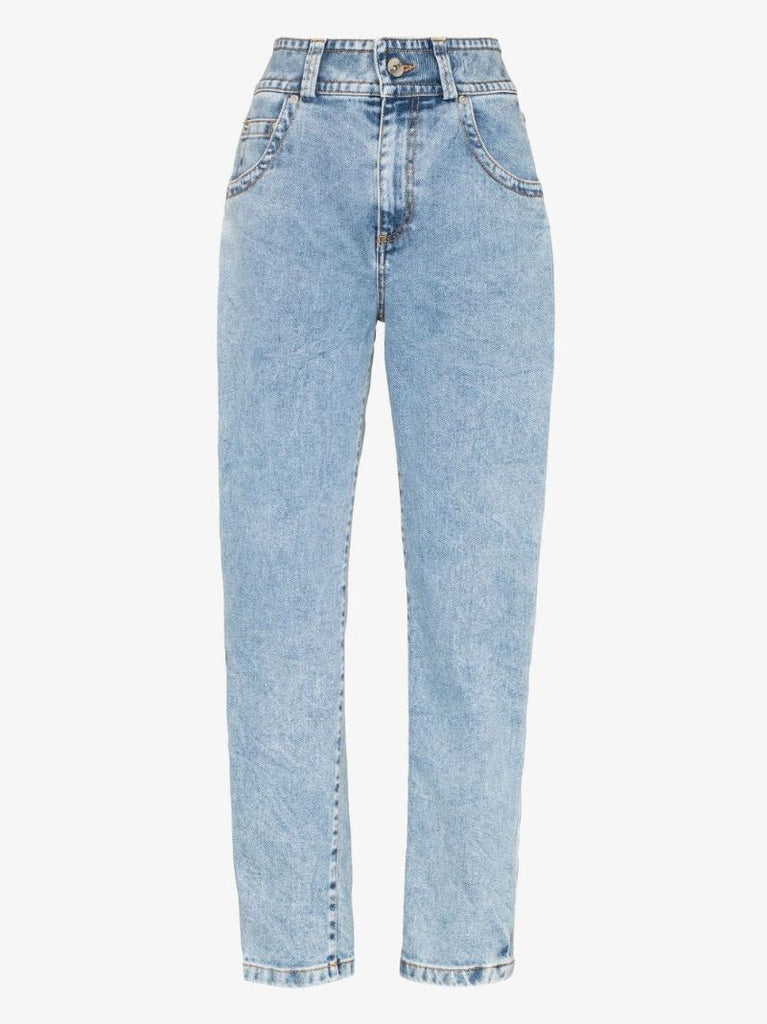 Painted Straight Leg Jeans