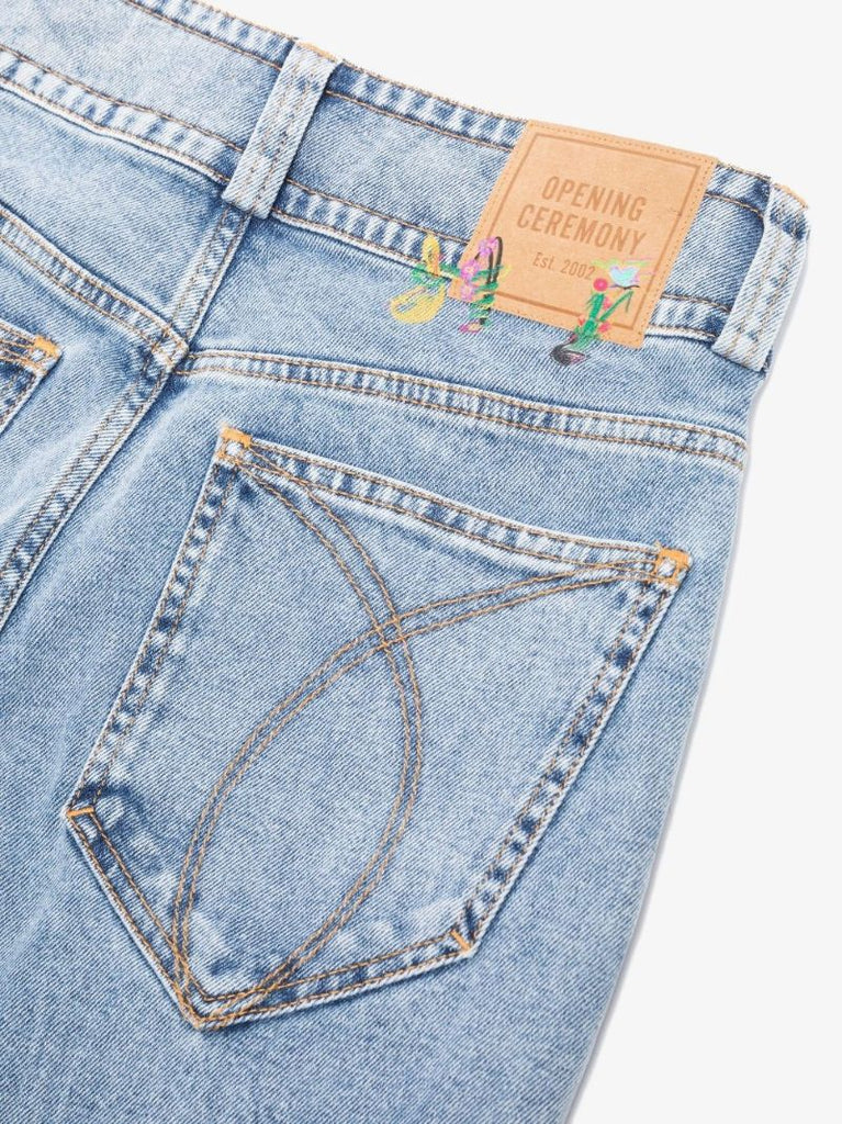 Painted Straight Leg Jeans