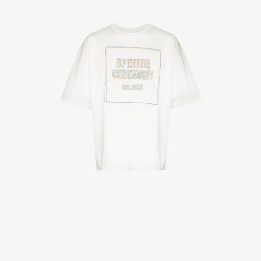 Logo Embroidered Cotton T-shirt