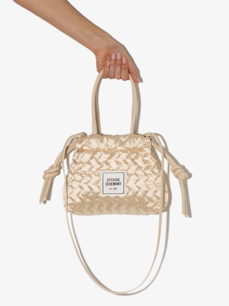 Neutral Marshmallow Logo MatelassÃ_x0083_Â© Mini Bag