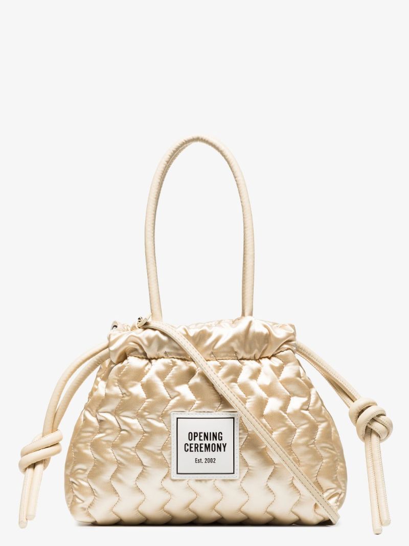 Neutral Marshmallow Logo MatelassÃ_x0083_Â© Mini Bag