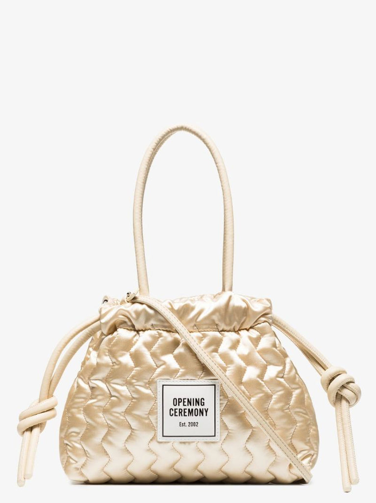 Neutral Marshmallow Logo MatelassÃ_x0083_Â© Mini Bag