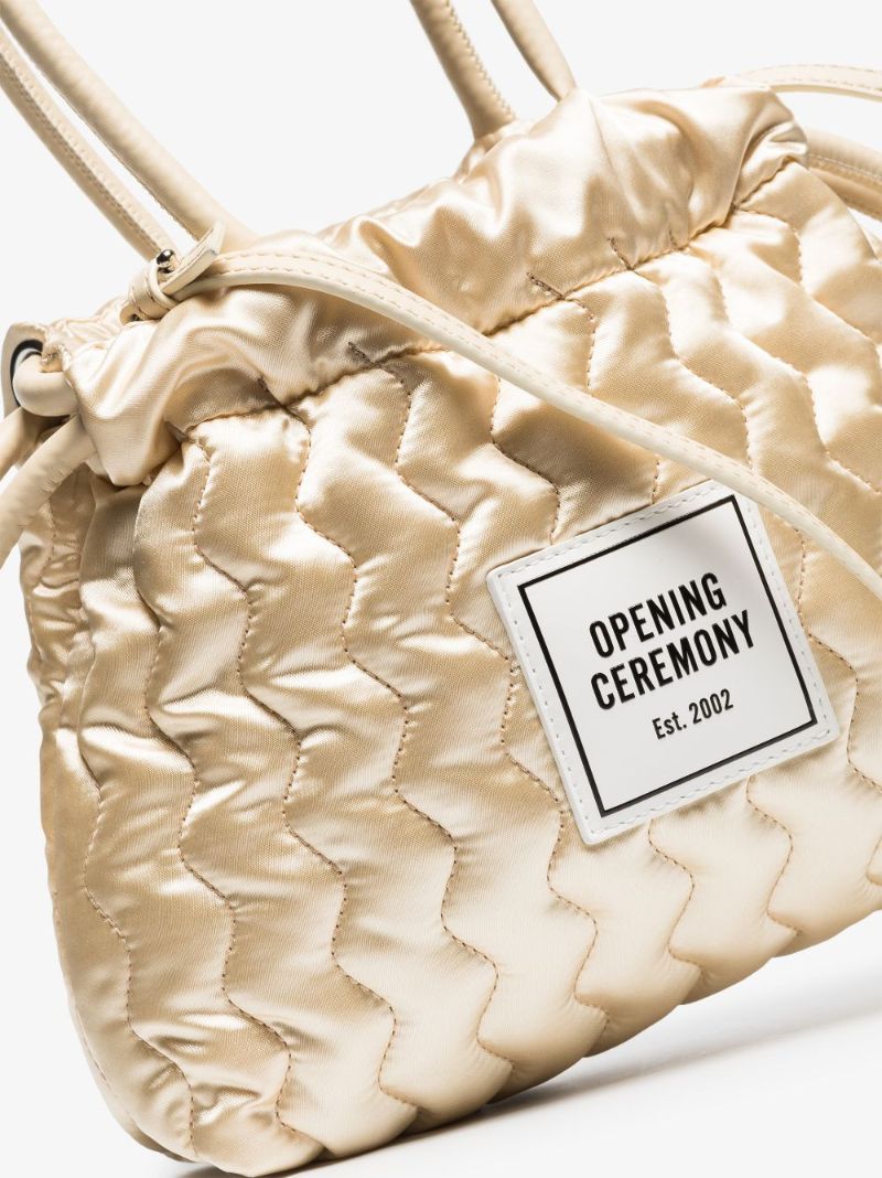 Neutral Marshmallow Logo MatelassÃ_x0083_Â© Mini Bag