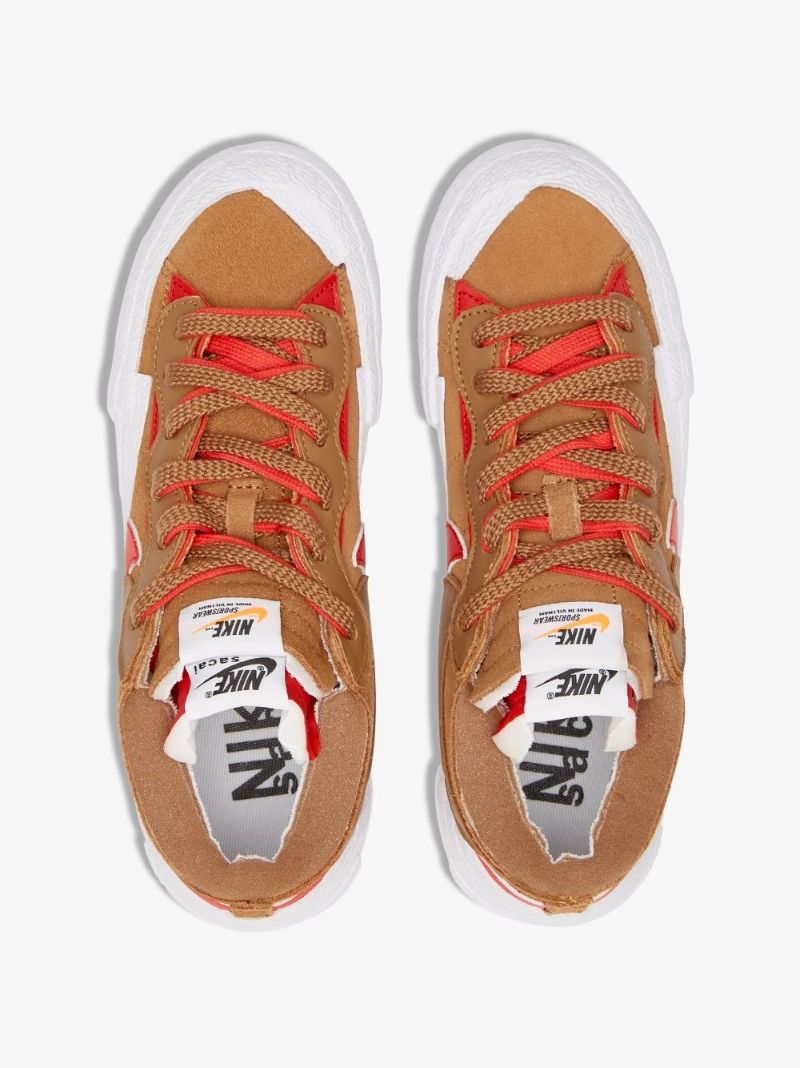 X Sacai Blazer Low-top Sneakers