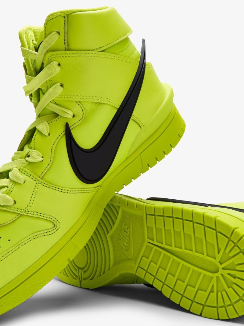 X Ambush Green Dunk High Sneakers