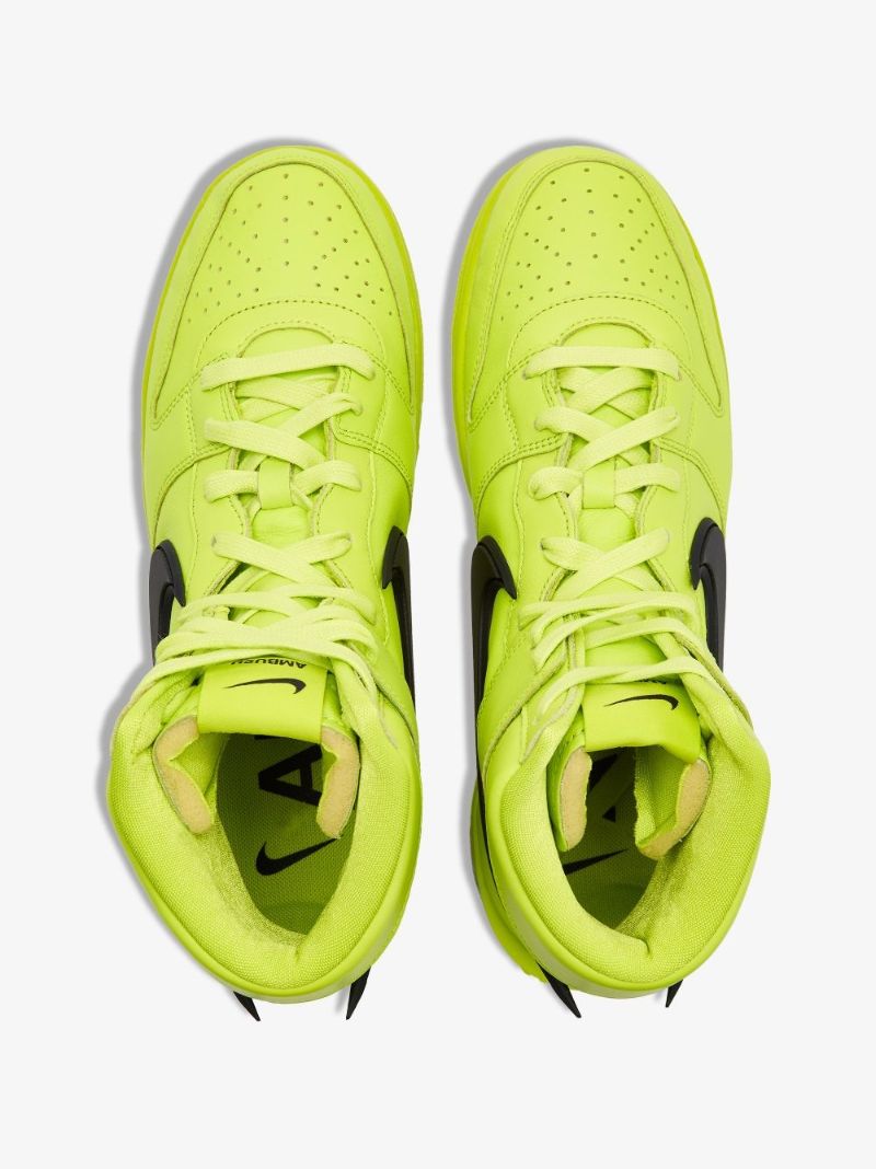 X Ambush Green Dunk High Sneakers