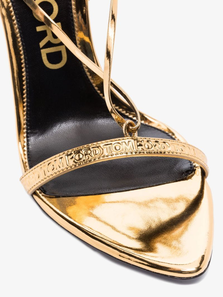 Gold 105 Tassel Sandals