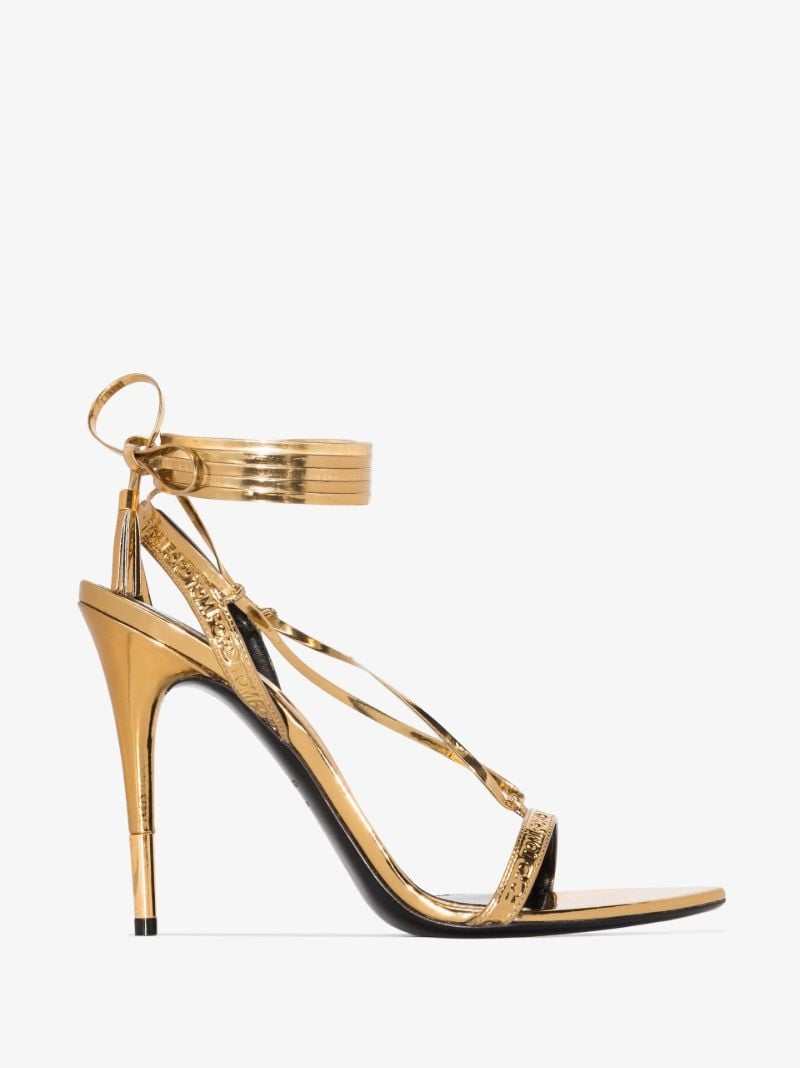 Gold 105 Tassel Sandals
