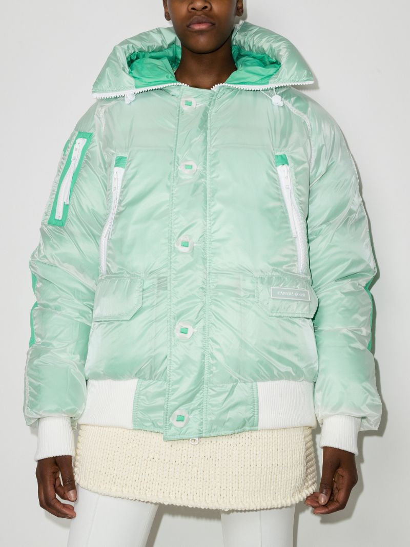 Green X-ray Chilliwack Padded Bomber Jacket