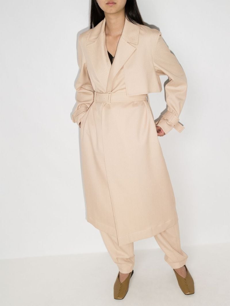 Cadance Belted Wool Trench Coat