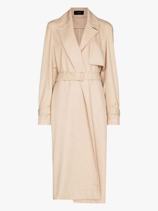 Cadance Belted Wool Trench Coat