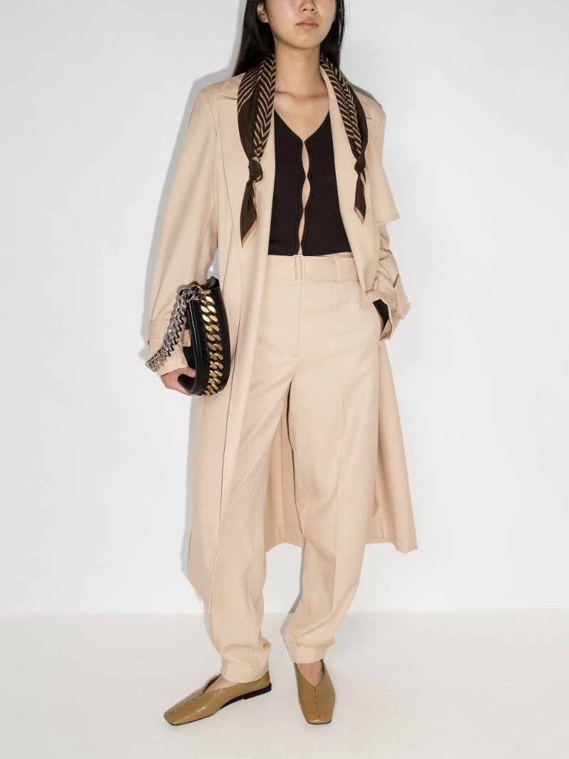 Cadance Belted Wool Trench Coat