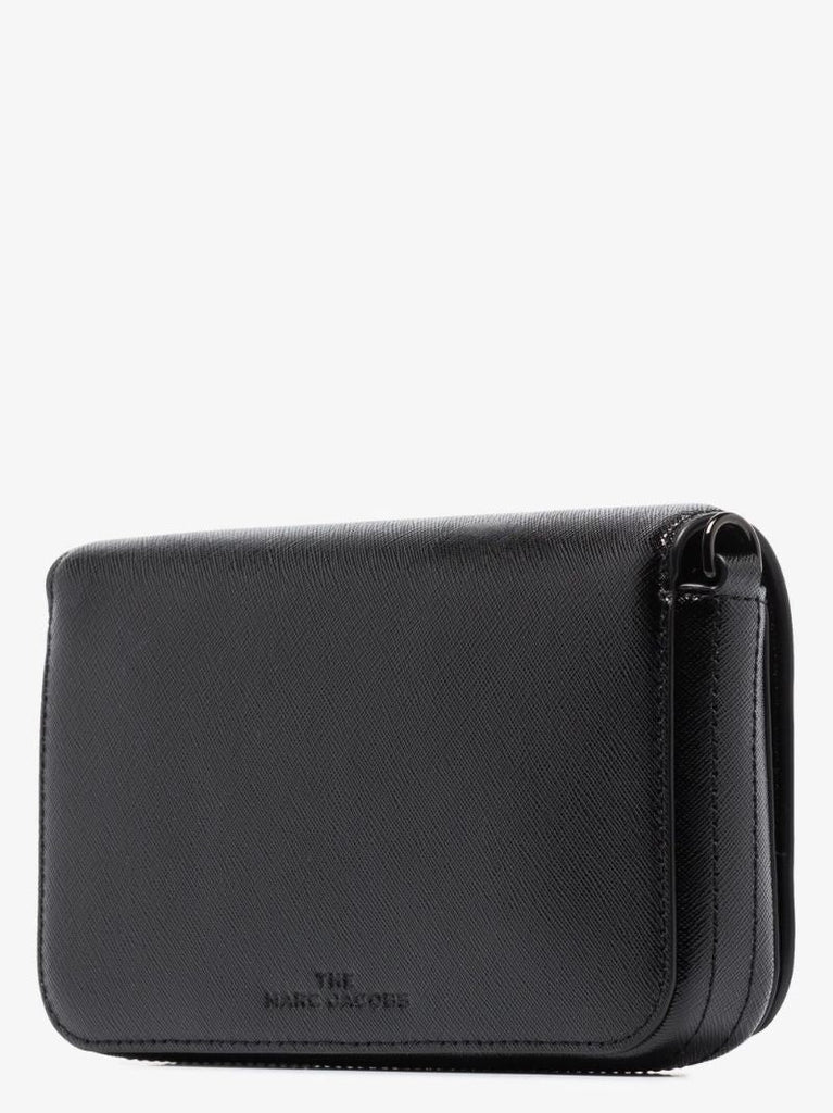 Black the Hotshot Leather Cross Body Bag