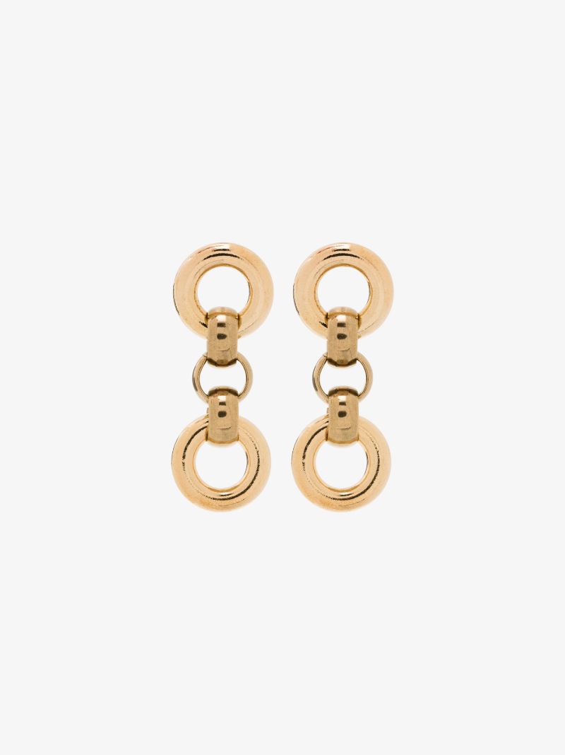 Gold Tone Cinzia Chain Earrings