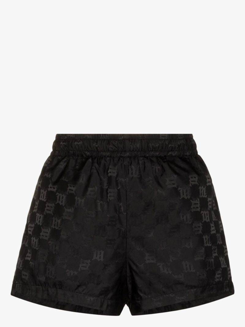 Monogram Print Shorts