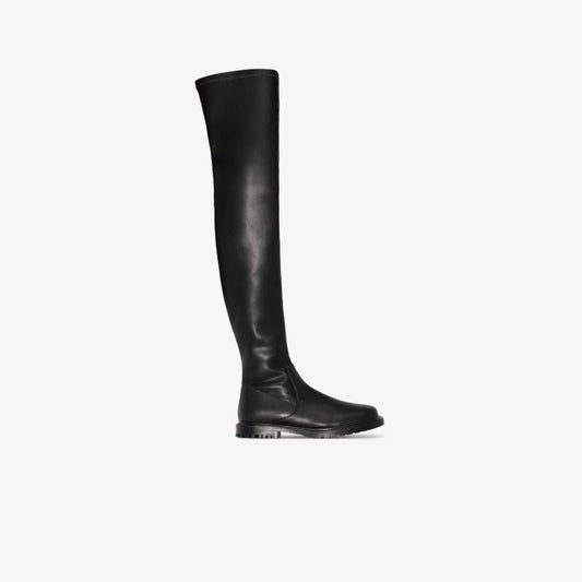 Black Belle Leather Boots