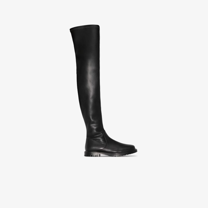 Black Belle Leather Boots