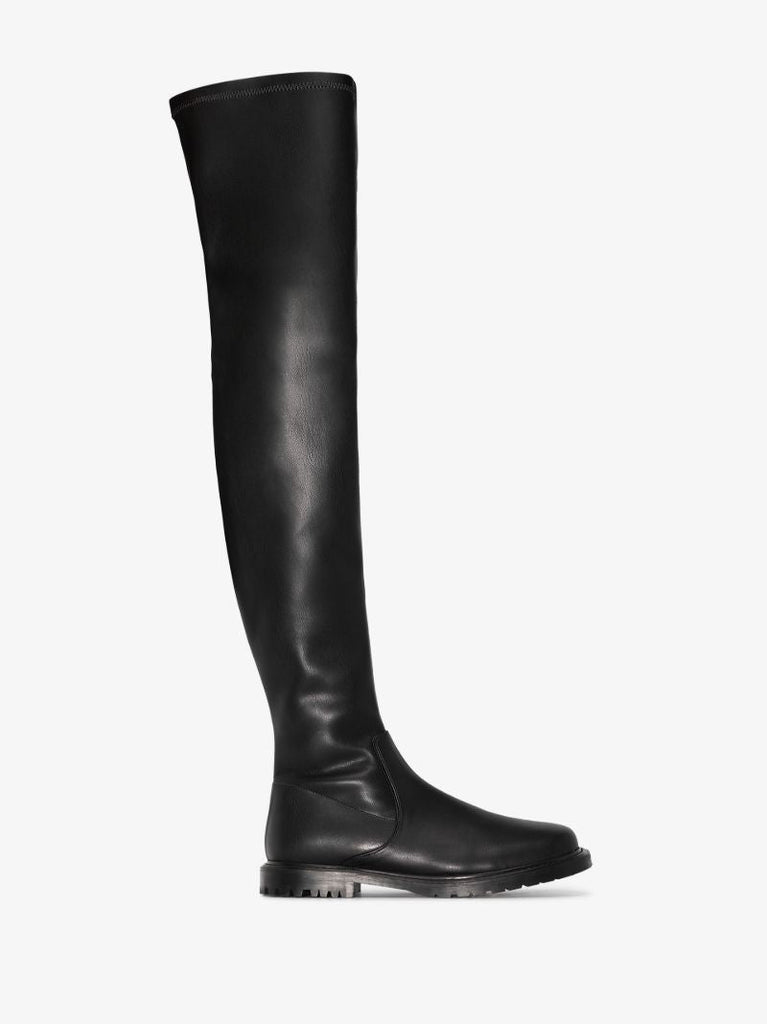 Black Belle Leather Boots