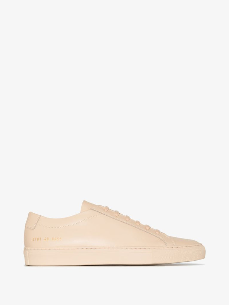 Neutral Achilles Low Top Leather Sneakers