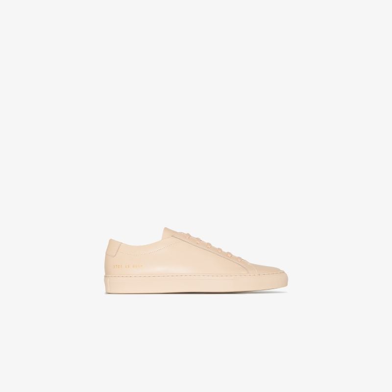 Neutral Achilles Low Top Leather Sneakers