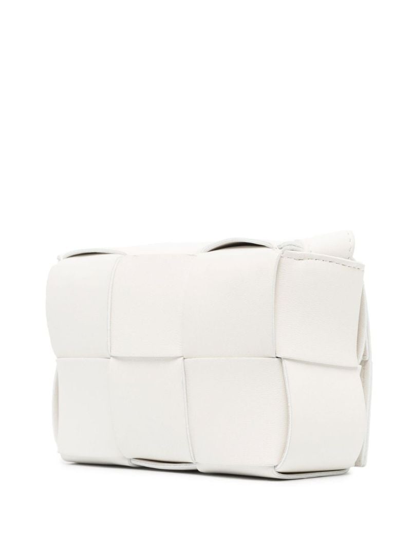 White Candy Cassette Leather Cross Body Bag