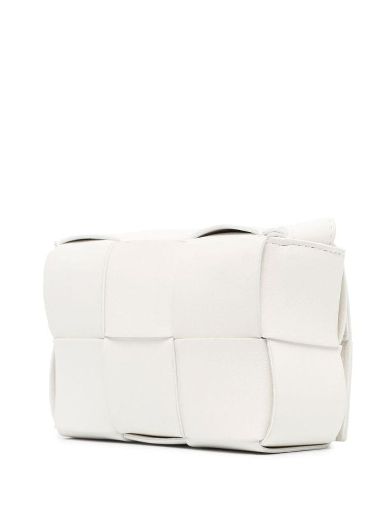 White Candy Cassette Leather Cross Body Bag