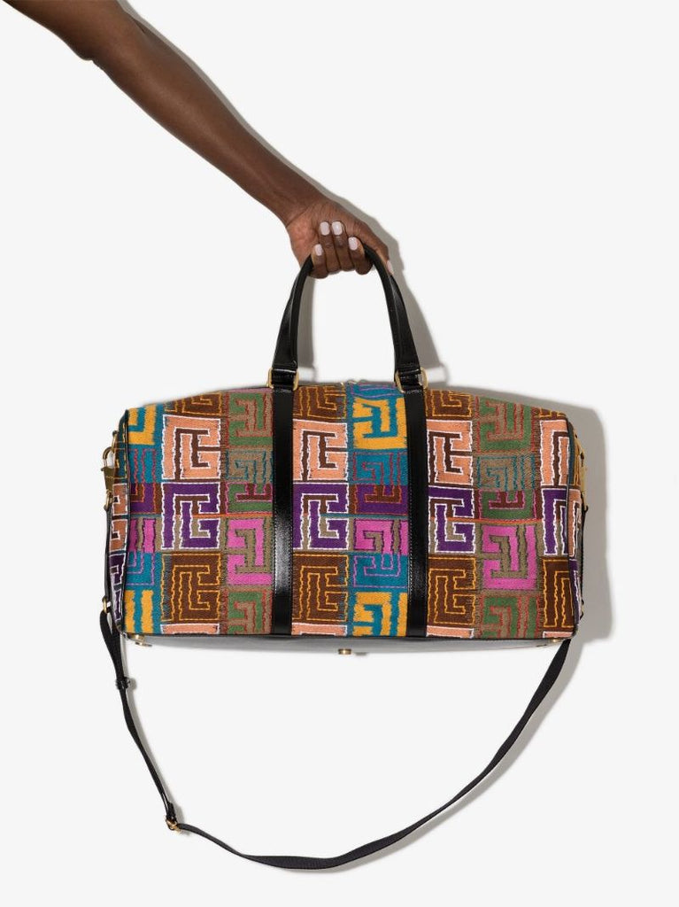 Multicoloured Voyage Monogram Holdall Bag