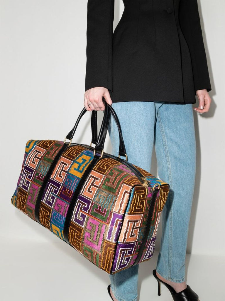 Multicoloured Voyage Monogram Holdall Bag